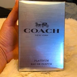 New! Coach New York, Platinum, men